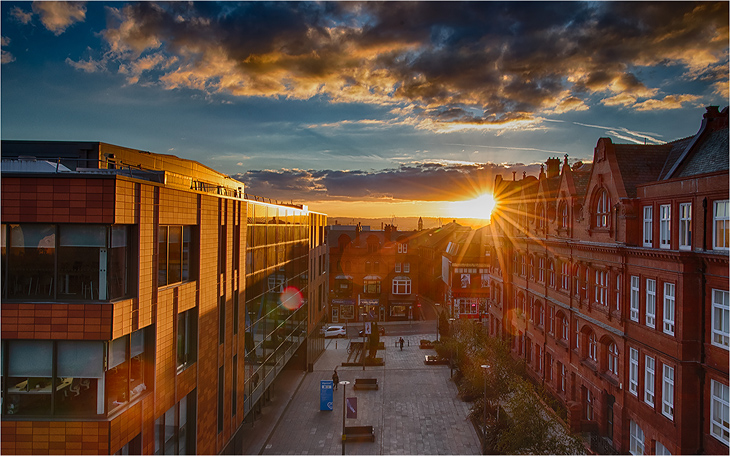 College Avenue Sunset